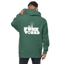 Load image into Gallery viewer, Funk the World fleece zip up hoodie