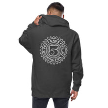 Load image into Gallery viewer, Bottlecap fleece zip up hoodie
