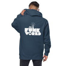 Load image into Gallery viewer, Funk the World fleece zip up hoodie